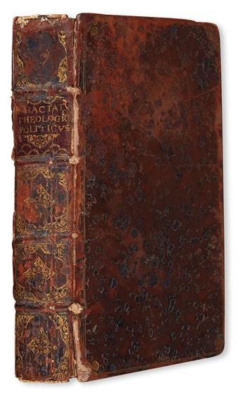 POLITICAL THOUGHT  [SPINOZA, BARUCH.] Tractatus Theologico-Politicus.  1674
